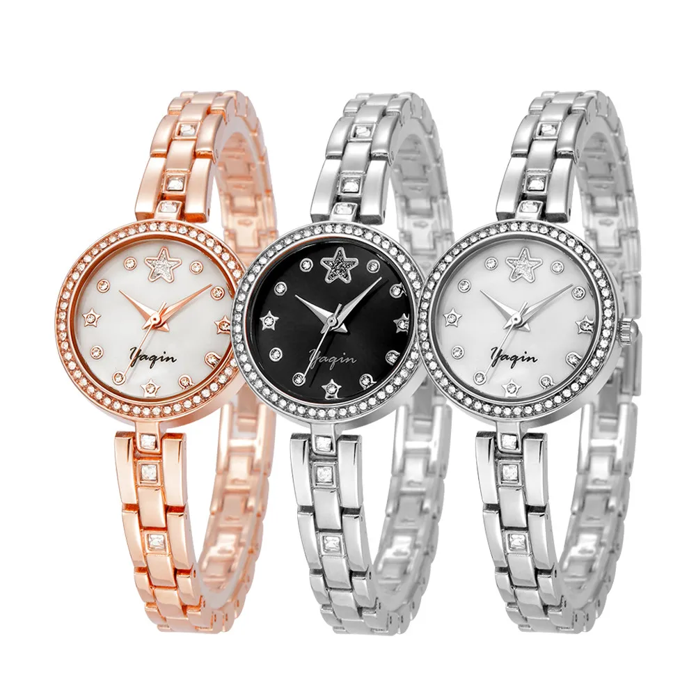 

2018 Star Romantic Diamond Watch Women Quartz Watches Waterproof Simple Dress Ladies Bracelet Watch Relogio Feminino