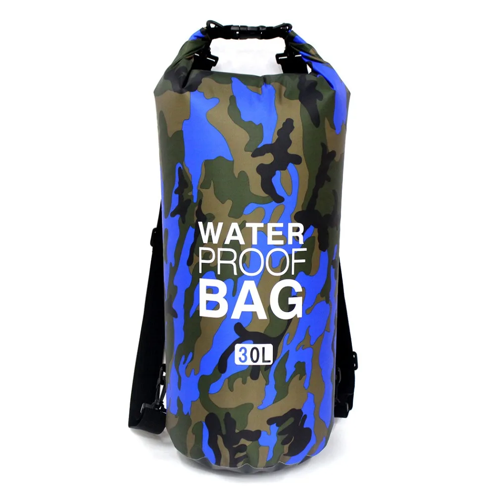 Camouflage Waterproof Dry Bag 2L 5L 10L 15L 20L 30L Rafting Drifting Canoe Travel Kit Pouch Storage Bag  (45)