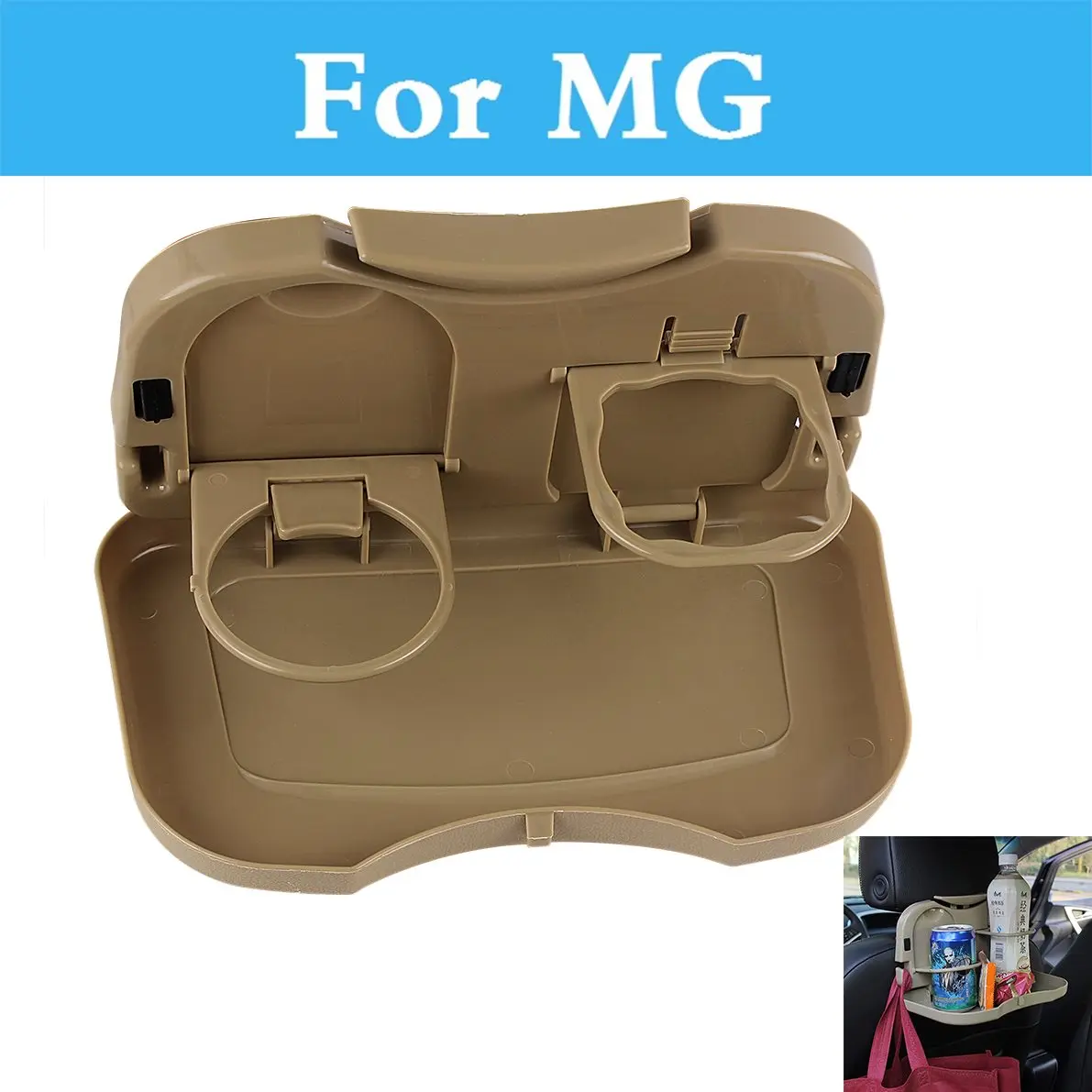 

Car Folding Table Beverage Bottle Holder Stand Desk Back Seat Auto Drink Cup Tray For Mg Sv Zr Zs Zt 3 350 5 550 6 Gs Tf Xpower