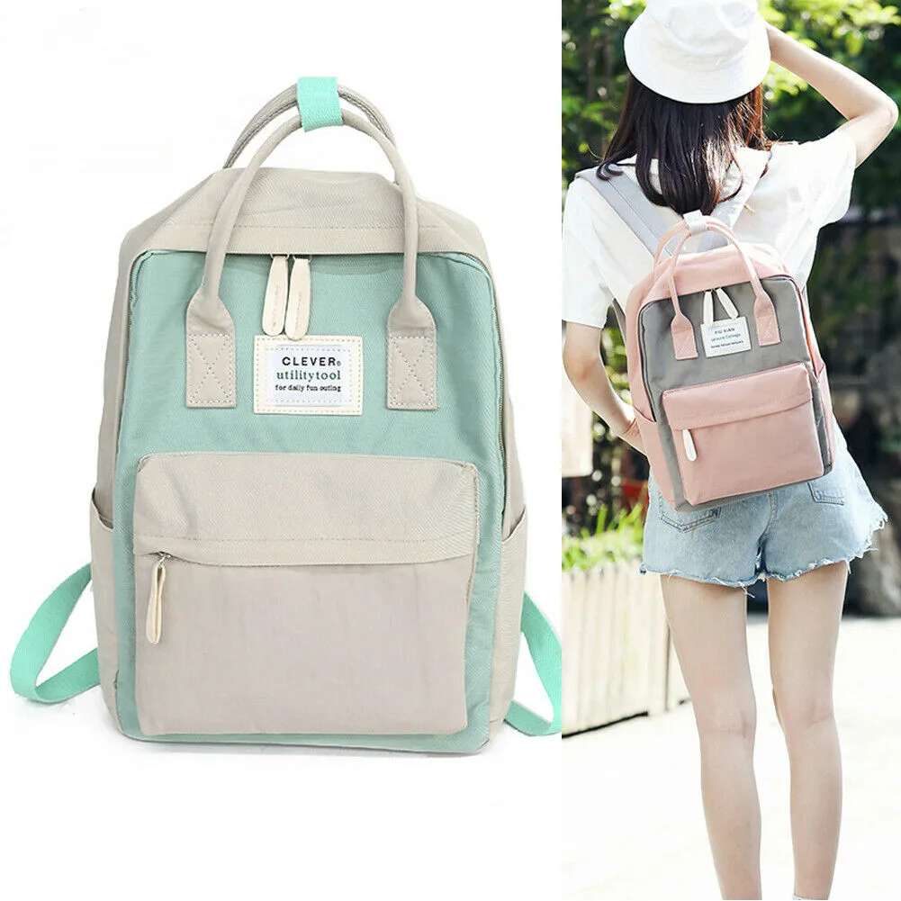 

2019 Newest Hot Anti-theft Women Patchwork USB Charging Backpack Laptop Notebook Travel School Bag Backpacks