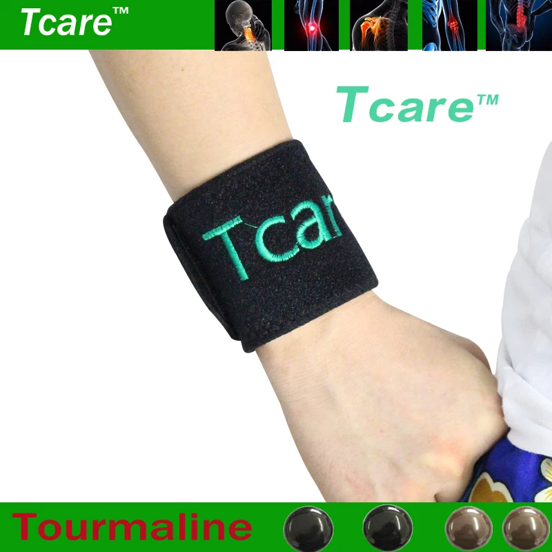 

1Pair Tcare Tourmaline Wrist Magnetic Self-heating Therapy Wrist Brace Protection Belt Spontaneous Wrist Massager High Quality