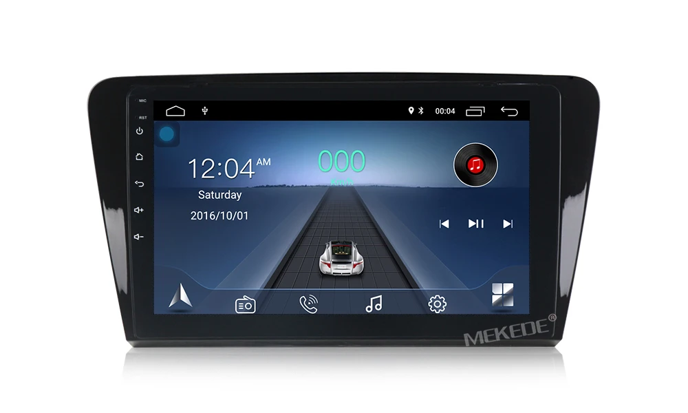 Top MEKEDE Android 8.1 car dvd gps multimedia player For SKODA Octavia 2013-2018 A7 car dvd navigation radio video audio player 11