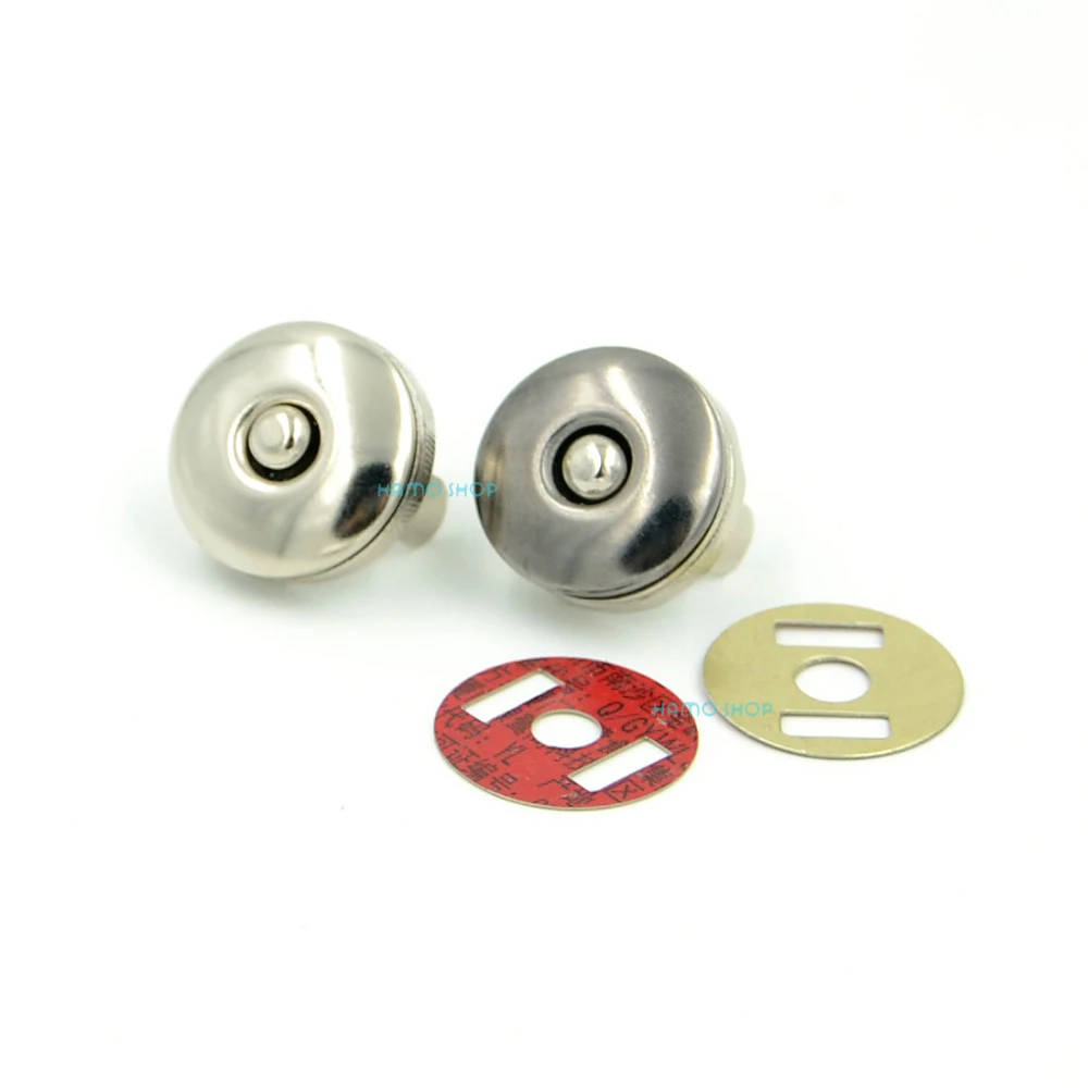 

10pcs 17mm Mix 2 Colors Magnetic Eyelets Buckle Purse Snap Fastener Stud Sewing Leather Craft