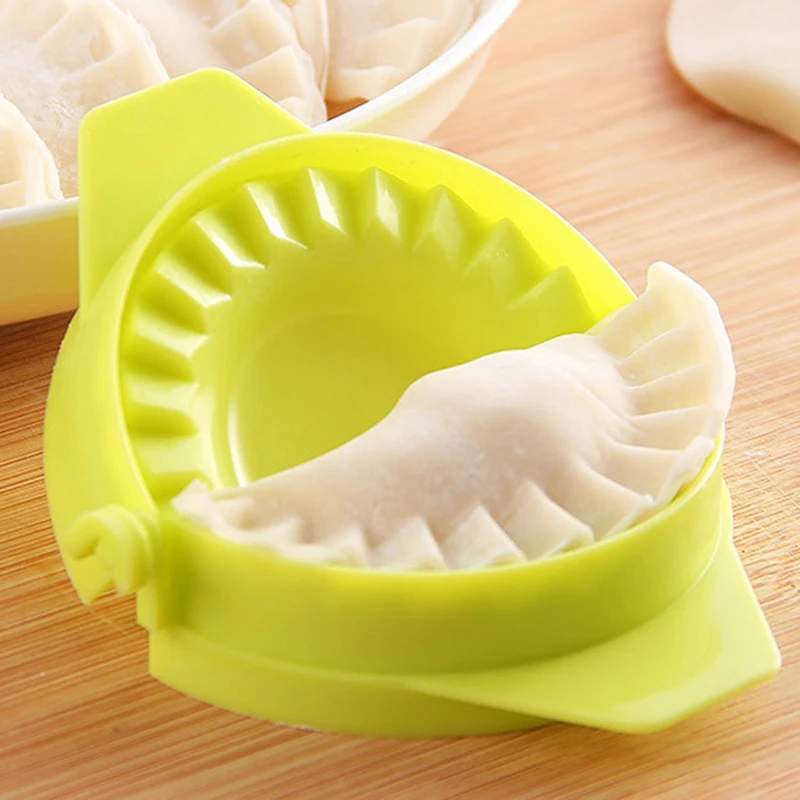 New 1PC 3 Colors Dumpling Maker Mold Making Machine Cooking Pastry Kitchen Tools Baking Accessories Good DIY Jiaozi Maker Device