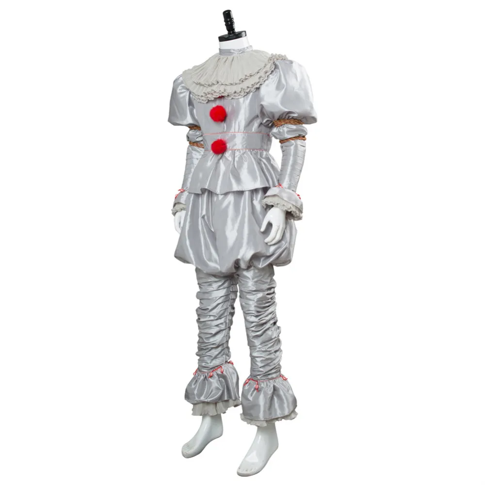 Новый костюм для косплея Pennywise Стивена Кинга It 2 клоуна взрослых карнавальный на