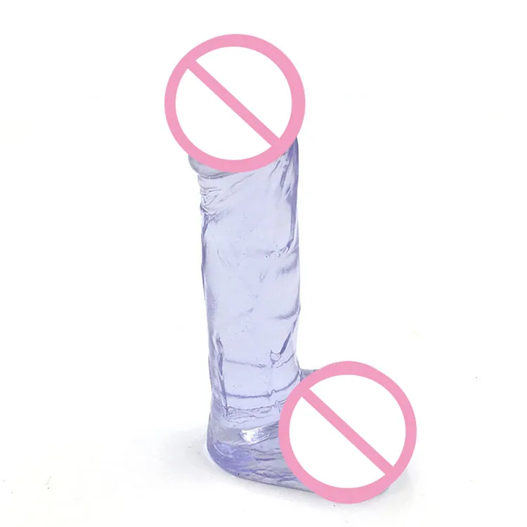 Transparent small dildo realistic fake penis anal plug mini dildos butt plug male artificial penis adult sex toys for women men