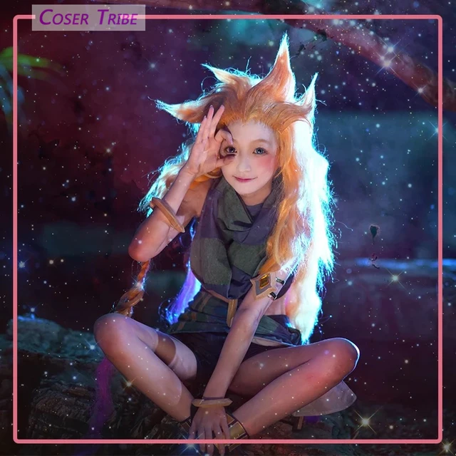 stock 2018 game lol female hero zoe aspect of twilight top pants