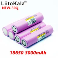 8 шт. Liitokala 18650 3000 мАч батарея INR18650 30A 10A загрузка литий-ионная аккумуляторная батарея