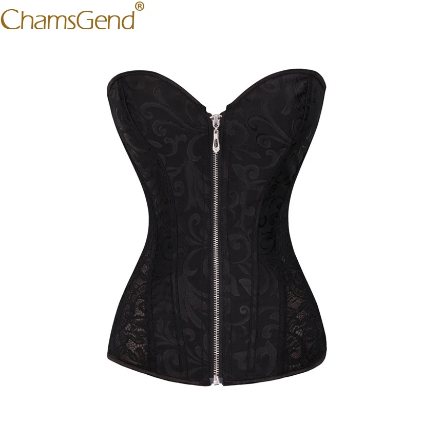 

Sexy Deep V Zipper Body Shaper Women Waist Cincher Push up Chest Wrap Waist Trainer Tummy Control Slimmer Shapewear 90117