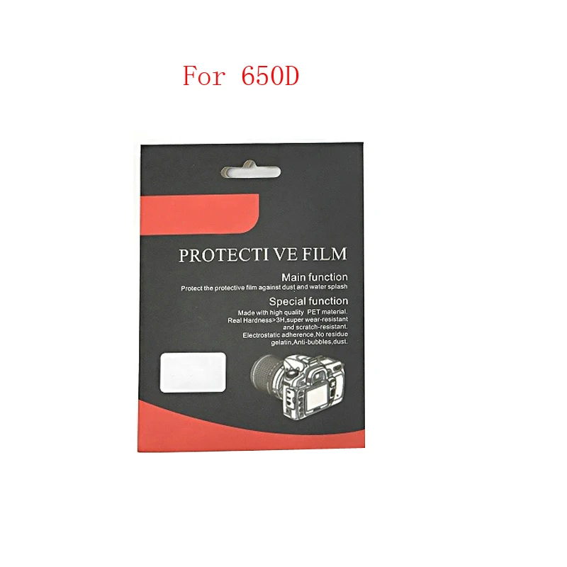 Простая упаковка Камера закаленное стекло Стекло Защитная пленка для Canon 5D 5D2 6D 6D2 70D 80D 700D 750D 760D 1300D - Цвет: 650D