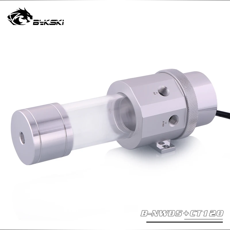  Bykski 18W D5 Combo Pump + Reservoir Maximum 5000RPM / Flow Lift 3.8 Meter / 1100L/H Water Cylinder