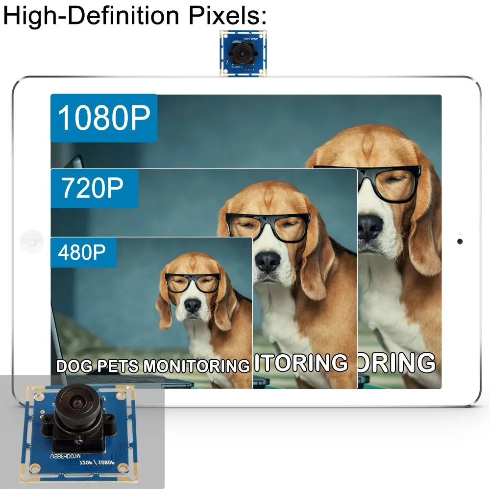  1080p Full Hd MJPEG 30fps/60fps/120fps High Speed CMOS OV2710 Wide Angle Mini CCTV Android Linux UV - 32261191143