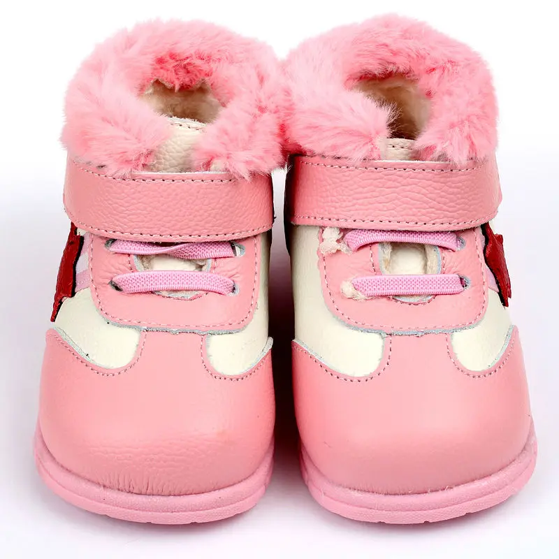 Обувь для малышей ботинки для девочки зима Детские сапоги для девушки снегоступы кожа детская обувь зимняя детская сапоги мальчиков детская обувь дети сначала ходунки малышей мокасины детские сапоги зимние полусапожки