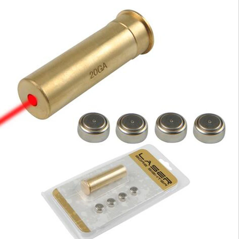 20 Gauge Laser Bore Sight Boresighter 20GA Red Dot Lazer Sight Sighting