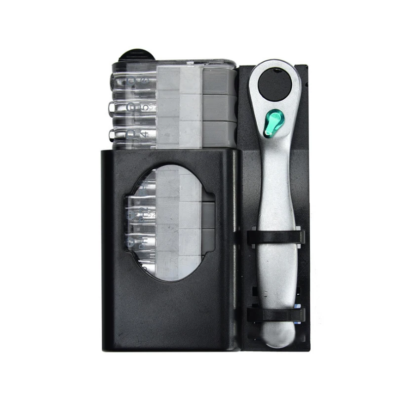 

14-in-1 plum blossom screwdriver head wrench set / 12pc portable household ratchet wrench set chrome vanadium steel
