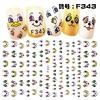 Beauty Insect Adhesive Nail Art Decorations Stickers Thin Acrylic Manicure Decals Nails Accessoires Beetle Smiling Face 4