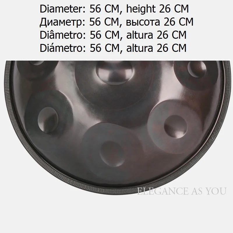 New 10 tones Hang F major/ D minor alloy handwork HandPan professional hang drum Hand-made Drum hand dish hand-held drum HandPan