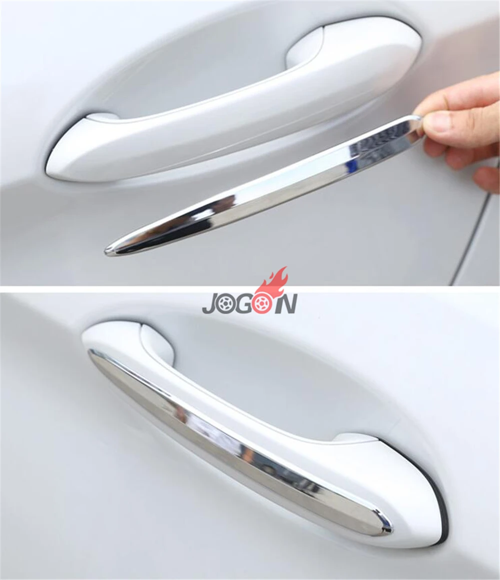 

Car Stylish Exterior Door Handle Strip Trim Protector for BMW 5 Series G30 2017 Decoration
