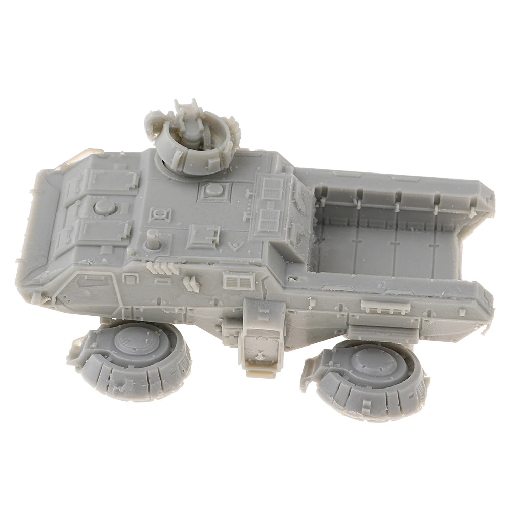 1:144 Resin Models WWII Soldiers Sand Table Military Union Army Hover Trucks