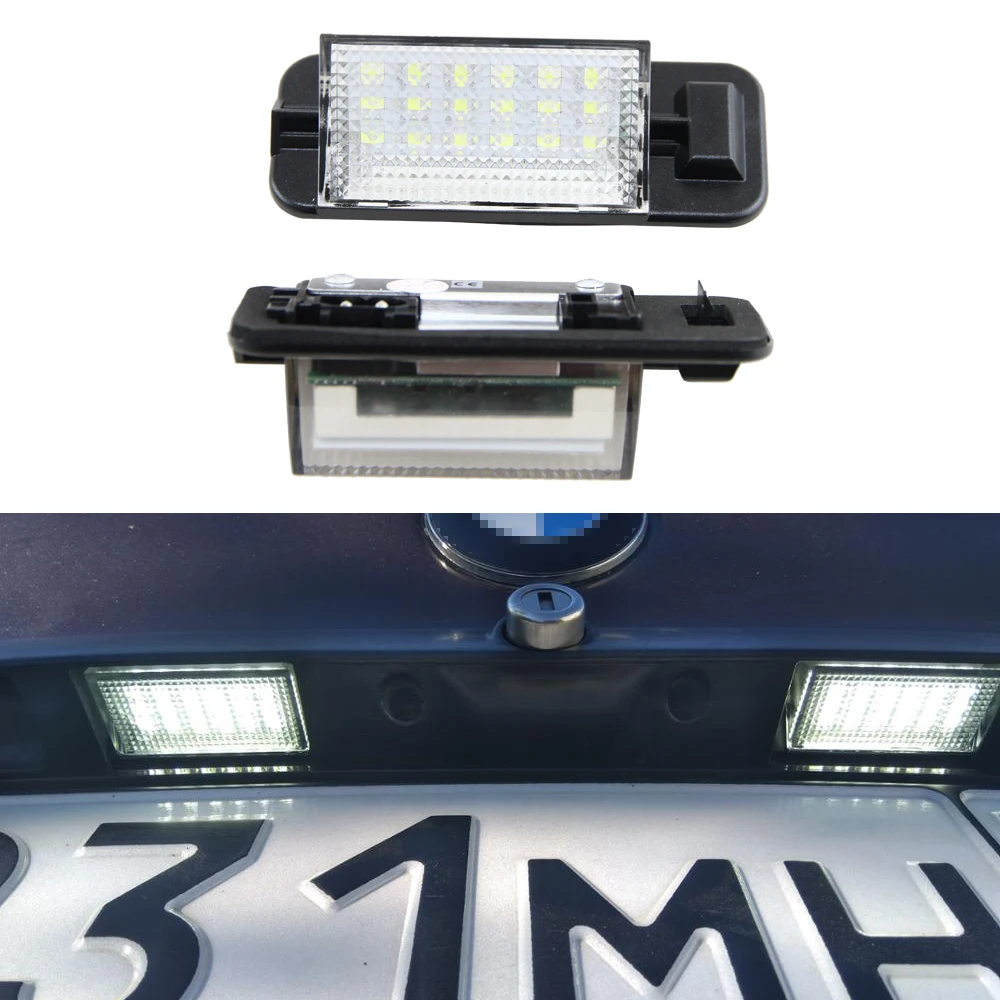 LED CANBUS Car No Error License Plate Lights bulb For BMW E36 (1992 1998) AUTO Number Plate Lamp