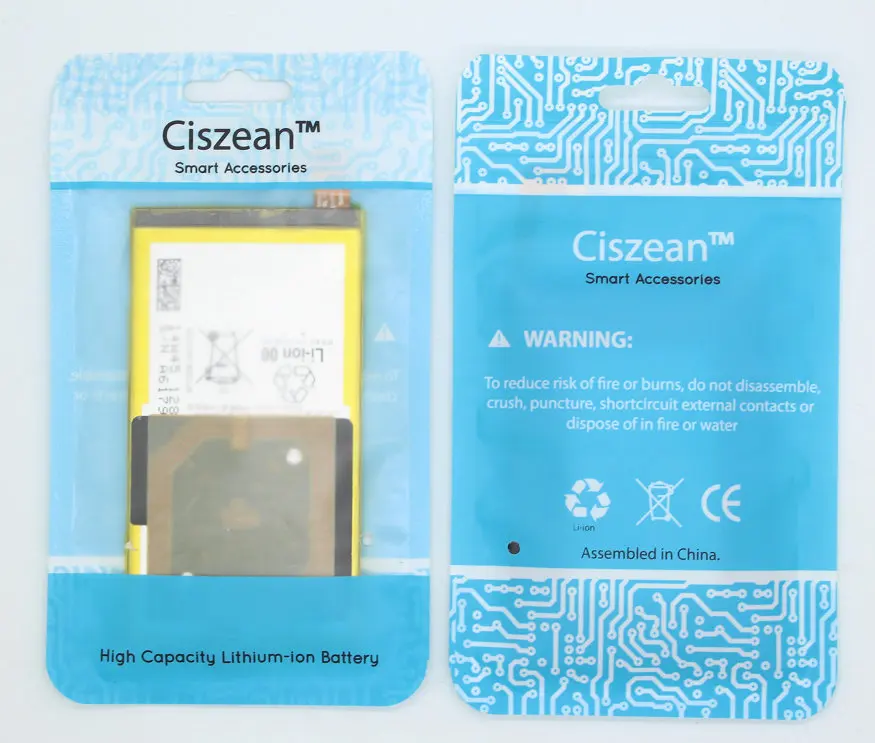 Ciszean 1x2600 мА/ч, LIS1561ERPC аккумулятор NFC для sony Xperia Z3 компактный Z3c мини D5803 D5833 для C4 E5303 E5333 E5363 E5306