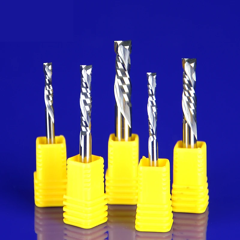 

Double Flutes Composite Cutter Wood Cutter End Mill Carbide Woodworking Milling Engraving Machine CNC Tools Router Bit