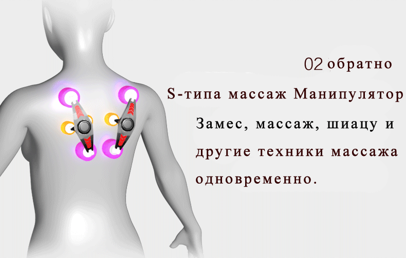 LEK Электрический массажный стул для всего тела, вибрирующий коврик ...