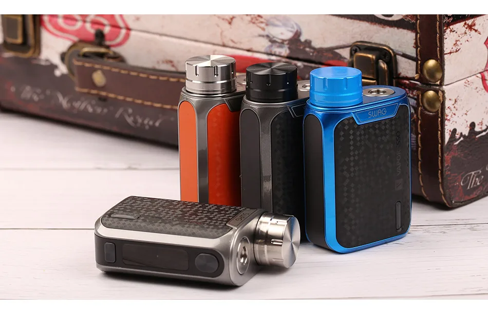 80 Вт Vaporesso Swag TC Box MOD 0,91 дюймовый экран Swag 2 Mod Fit NRG SE танк атомайзер 0-8,5 в диапазон напряжения электронная сигарета коробка мод