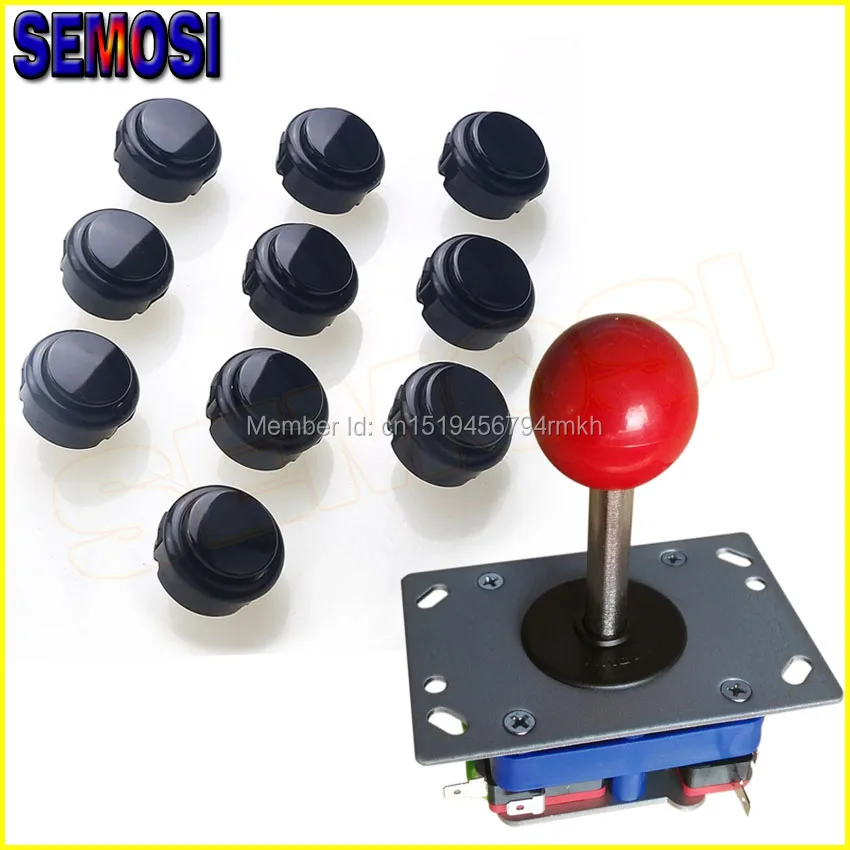 Arcade Arcade Machine DIY Parts Kit with 4/8 Way Zippy Joystick and 10