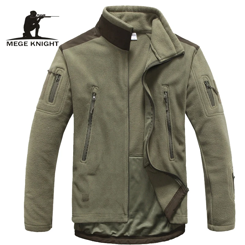 mens clothing autumn winter fleece army jacket softshell