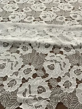 

embroidered tulle lace fabric JIANXI.C-51519 with beads Latest design french net lace fabric hot sell