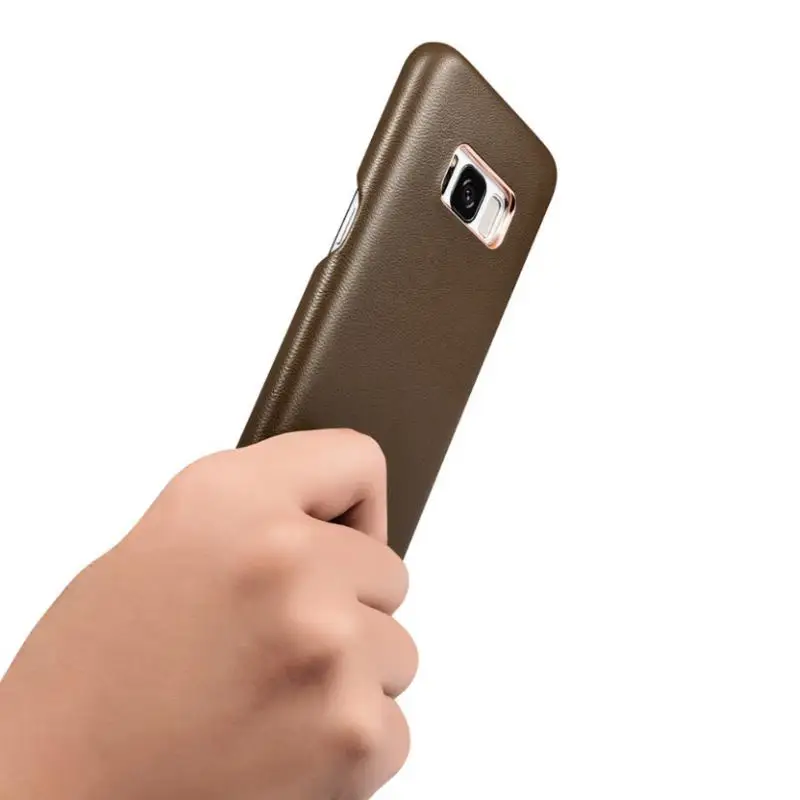 (Коричневый) XOOMZ бренд овец кожаный чехол для samsung Galaxy S8 плюс супер чувство
