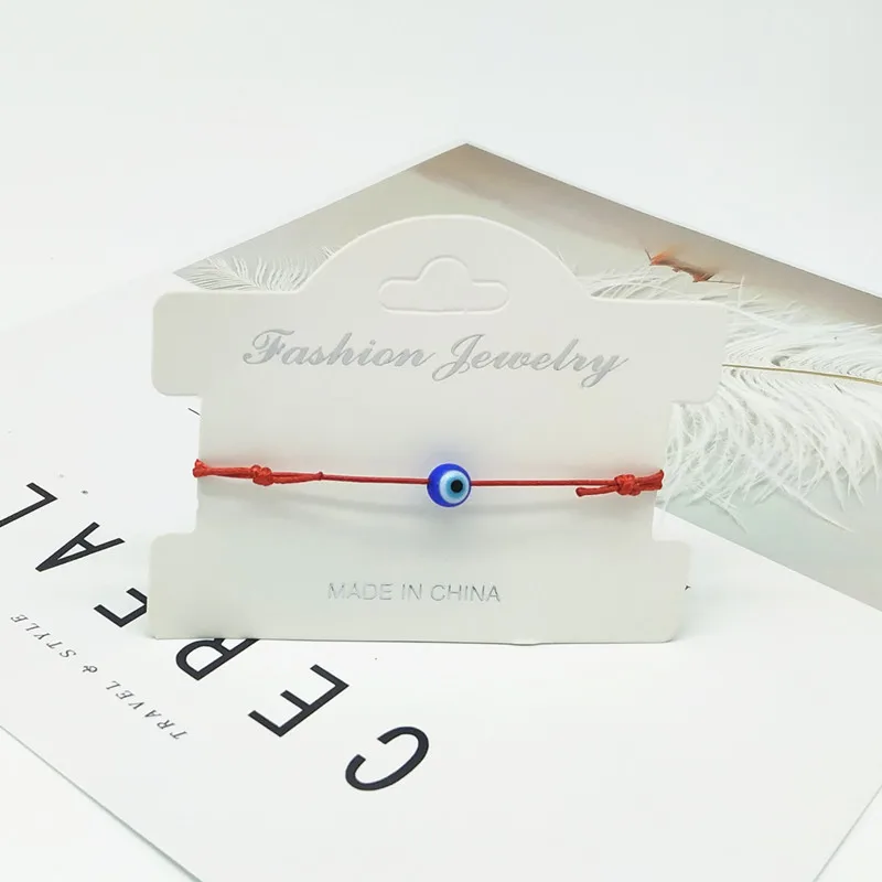 

Fashion Lucky Evil Eye Bracelet String Rope Braided Turkey Bracelet For Women Men Adjustable Length Good Lucky Jewelry