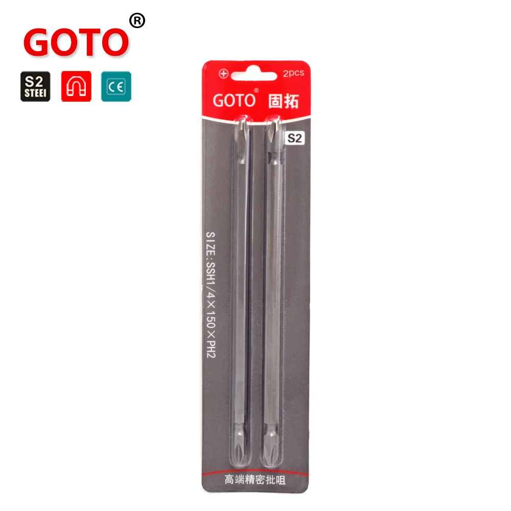 

GOTO screwdriver bits Phillps for precision machinery screwdriver hand tools PH2