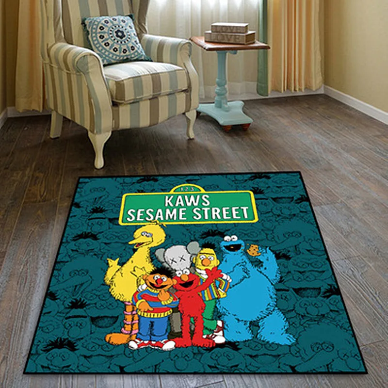 

Sesame Street Floor Mats Prevent Slippery Bibulous Door Mat OriginalFake Street Art Collection Morden Gift M453