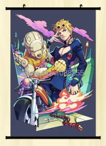 

Home Decor Wall poster Scroll JoJo's Bizarre Adventure Japanese GIORNO GIOVANNA