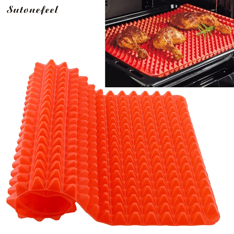 

Pyramid Bakeware Pan Nonstick Silicone Baking Mats Oven Baking Tray Sheet Cooking Mat for Kitchen Tools 27*39cm