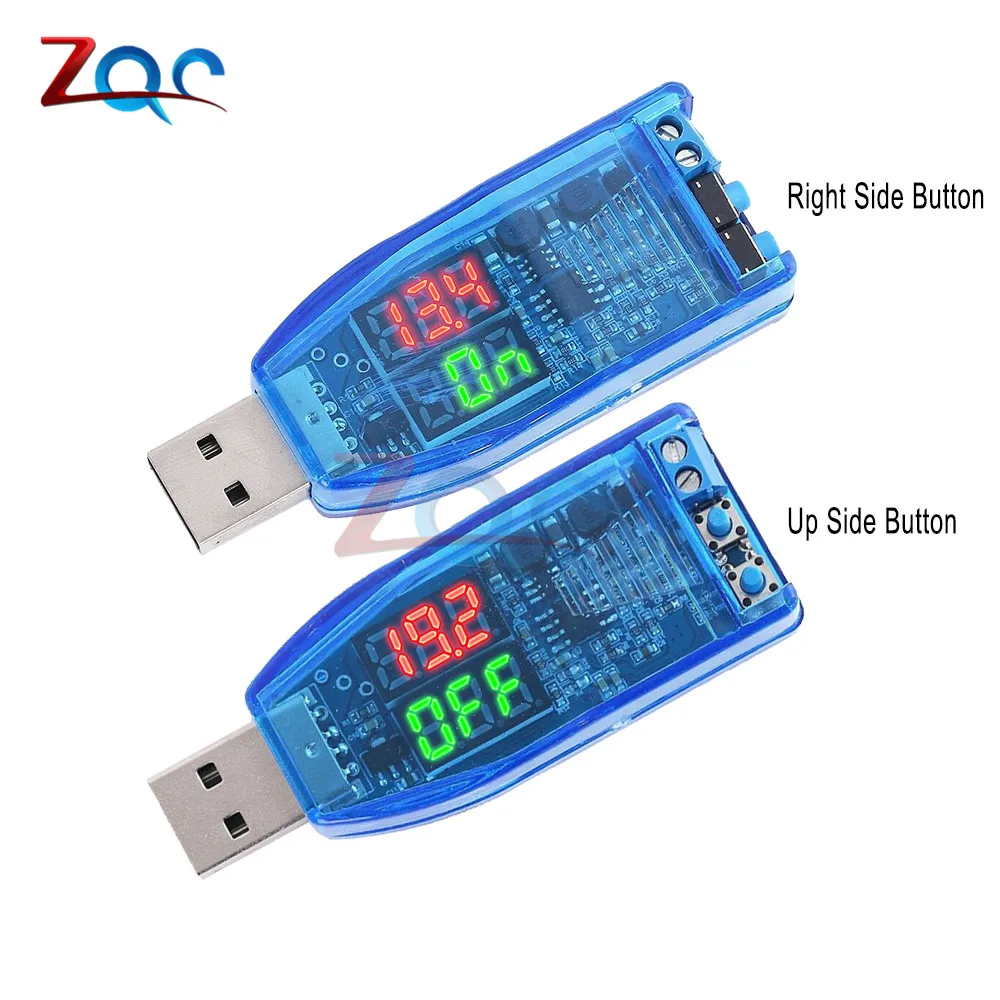 USB повышающий/уменьшающий модуль питания DC 5 В до 3 9 12 24 красный зеленый дисплей