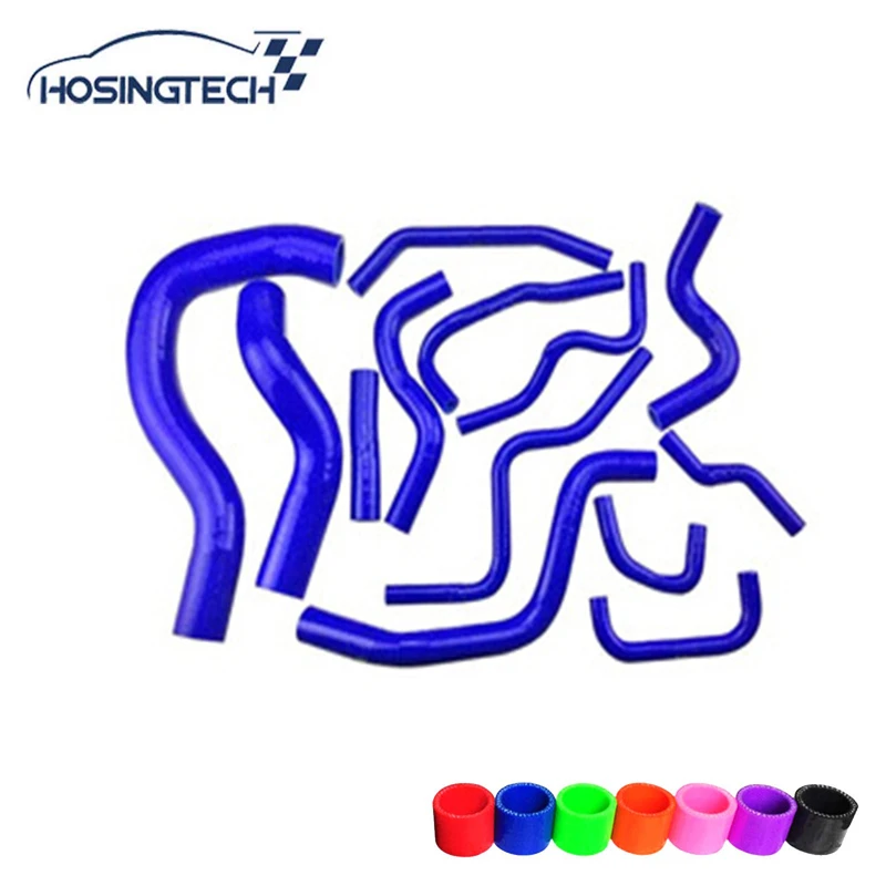 HOSINGTECH Racing силиконовый турбо интеркулер комплект шланга радиатора для Honda civic EP3 type