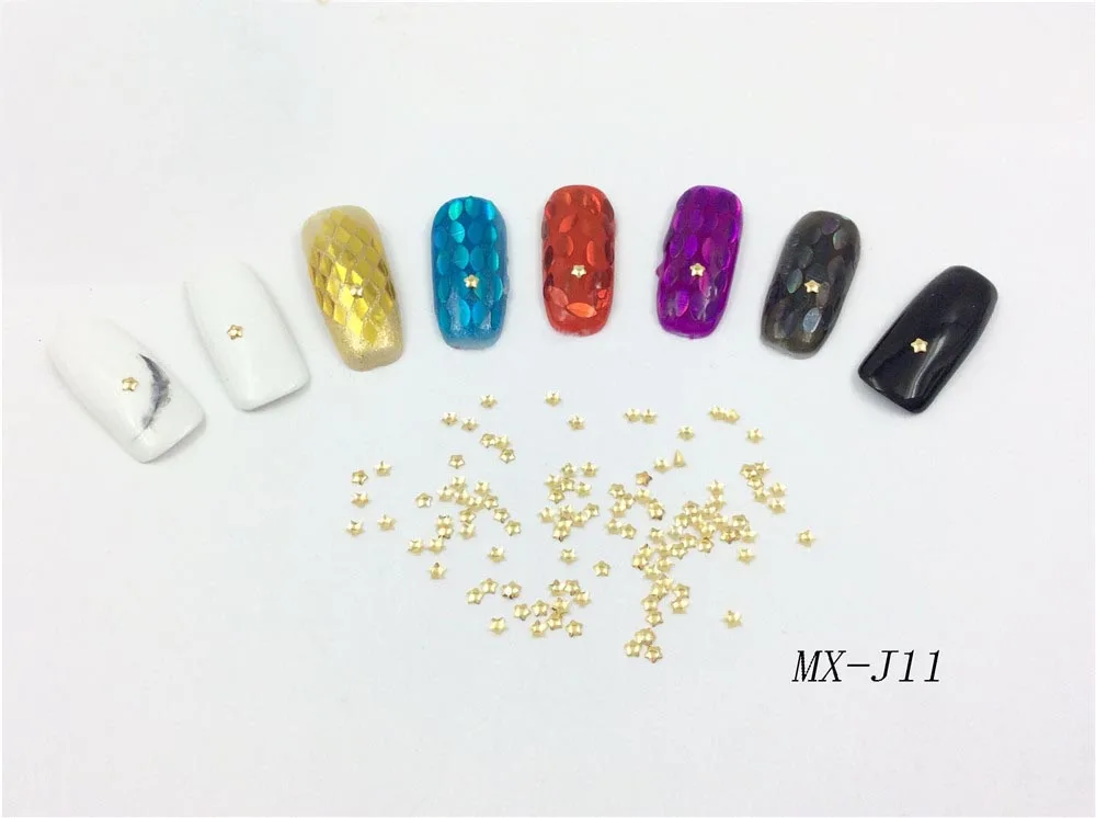 1000 шт луна звезды Nail Art заклепки Multi психического наклейки Советы из серии «сделай сам» маникюрные украшения УФ гель 3D ногтей декорации