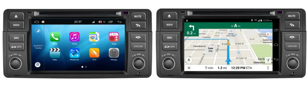 Top Auto DVD Player GPS Navigation For BMW E46 M3 2000-2006 Car Android Multimedia System HD Screen Radio Stereo Head Unit 1