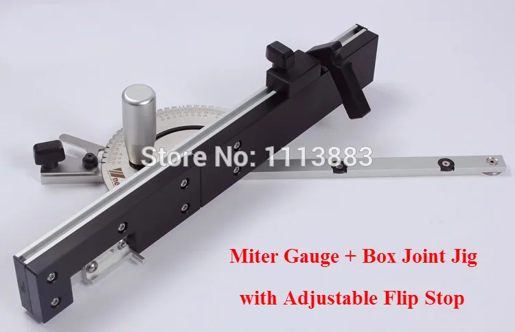 

Miter Gauge and Box Joint Jig Kit with Miter Gauge Stop