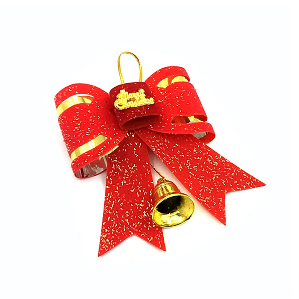 Christmas Tree Bow knot Decorations for home Baubles Merry XMAS Party