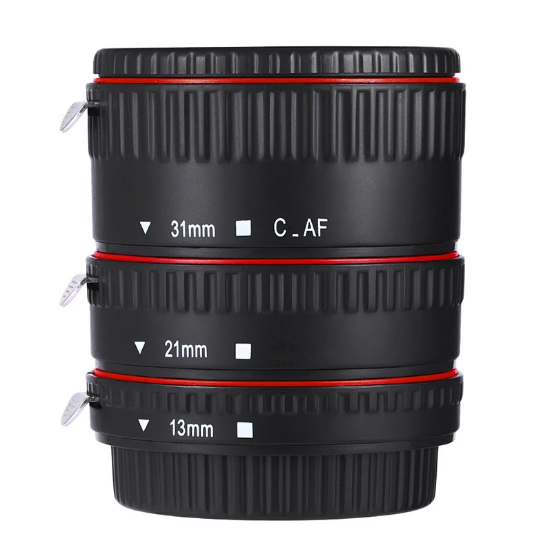Автофокус Макро удлинительная трубка 13/21/31 мм для камеры Canon EF