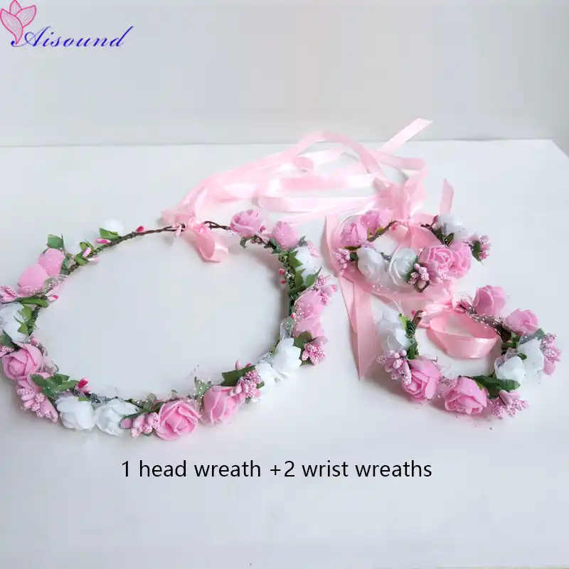 baby shower head flowers