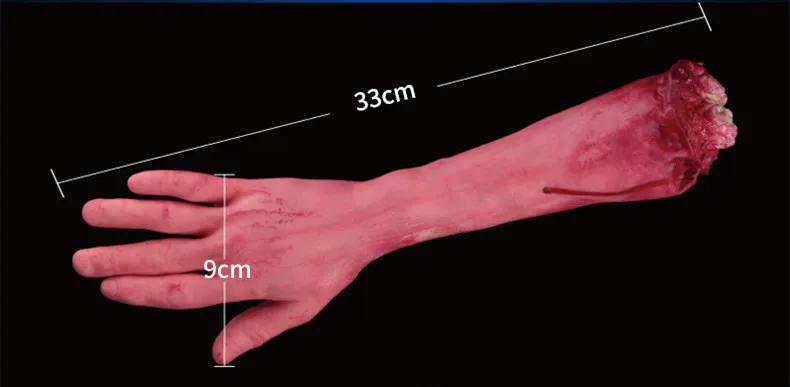 Хэллоуин ужас кровавый реквизит ручной дом с привидениями вечерние украшения страшные поддельные руки палец ноги мозги сердце Хэллоуин поставки