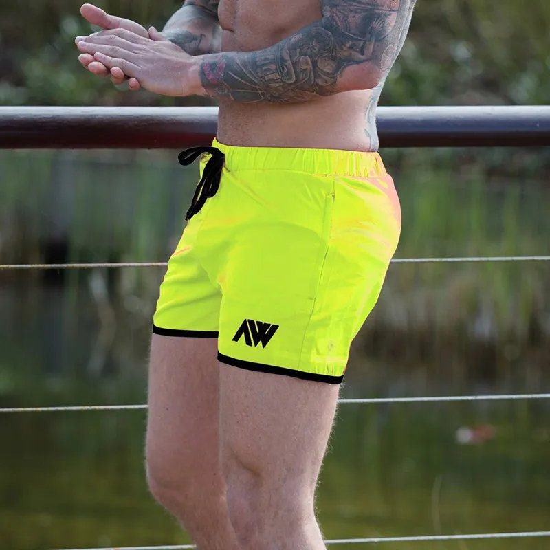 

2018 Summer mens shorts Jogger Fitness fashion Casual gyms Joggers workout Bodybuilding Brand short pants Sweatpants