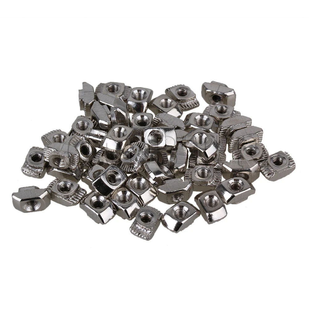 

CNBTR 50 x 20 Series European T-slot Aluminum Profile Carbon Steel Drop In M3 T Nuts