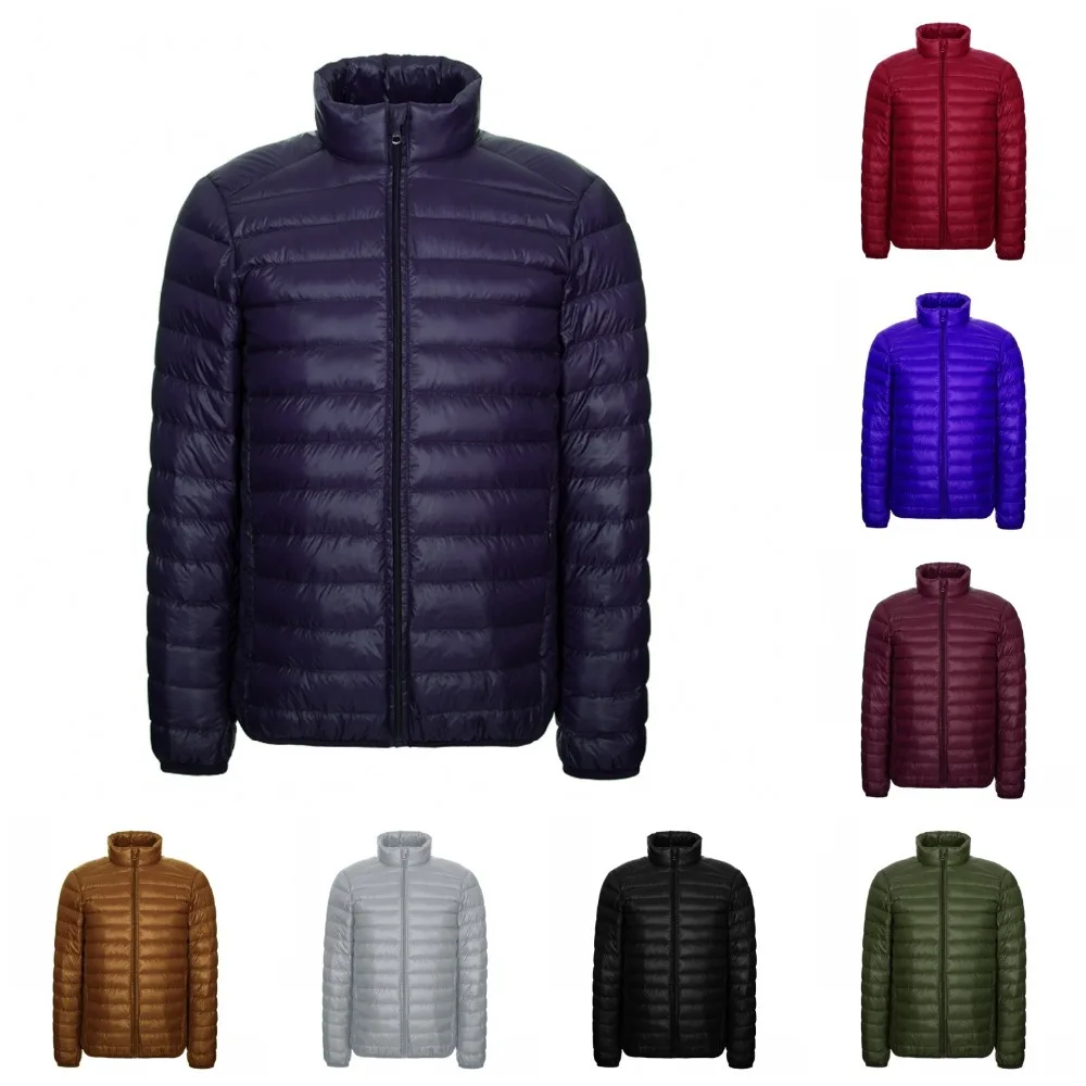 CHERRY CHICK Men's Packable Puffer Down Jacket Winter