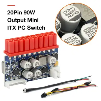 

20Pin 90W Output Mini ITX PC Switch DC-ATX ITX Power Supply for Computer